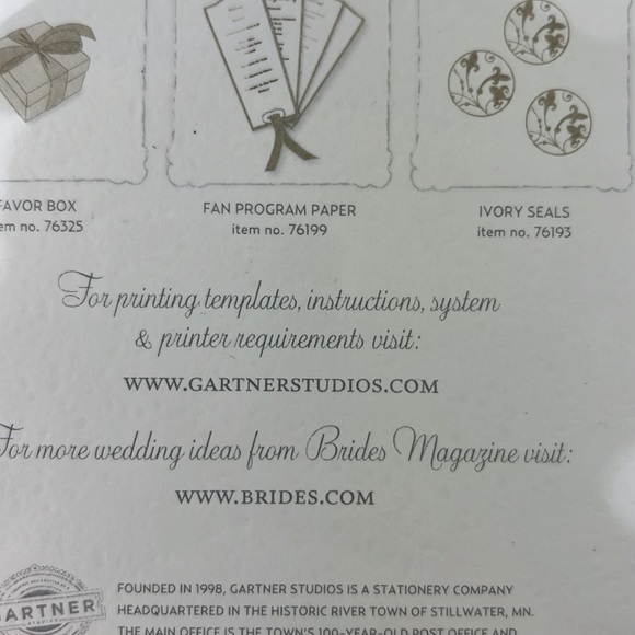 Brides Cream  Bottle Wraps Labels - 3 packages of 12 - Picture 4 of 6